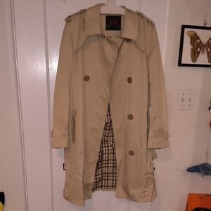 Elegant Tan Trench Coat